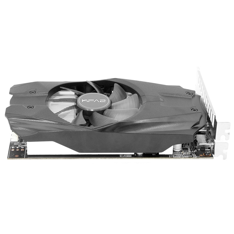 KFA2 GeForce GTX 1050 Ti OC PCI-E Gaming-Grafikkarte, 4GB GDDR5, schwarz