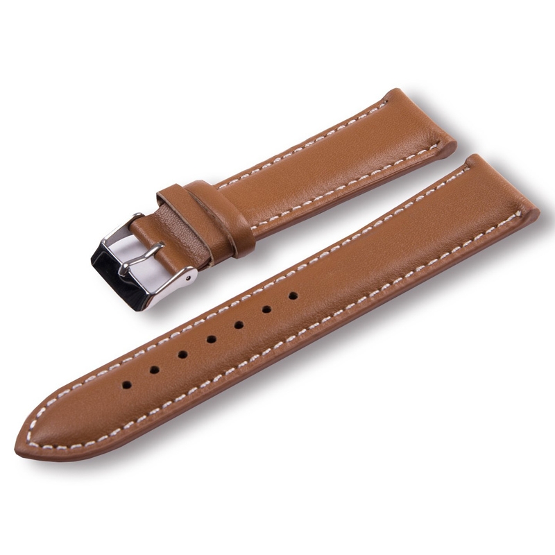 Xlyne Smartwatch Wechselarmband 22mm Light cognac brown für X-WATCH QIN XW PRIME II