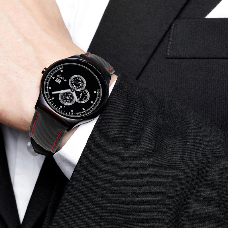 Xlyne X-WATCH QIN XW PRIME II Carbon red black Smartwatch