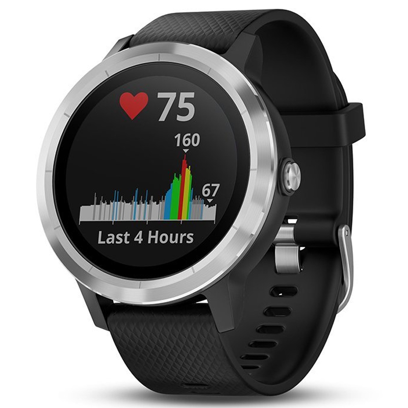 Garmin vívoactive 3 GPS-Fitness-Smartwatch Schwarz/Silber