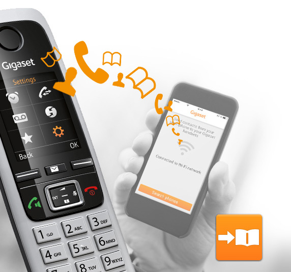 Gigaset C430A IP mit AB Schnurlostelefon schwarz