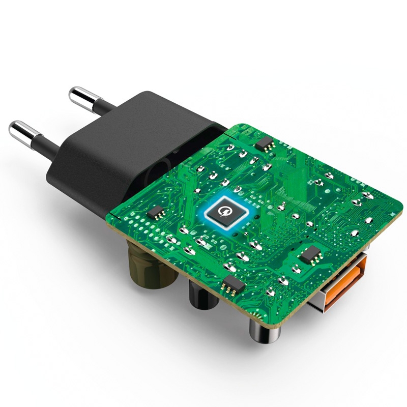 Hama Ladeset, USB-Type-C, 3 A, Ladegerät QC 3.0 + USB-C-Kabel, 1,5m, Schwarz