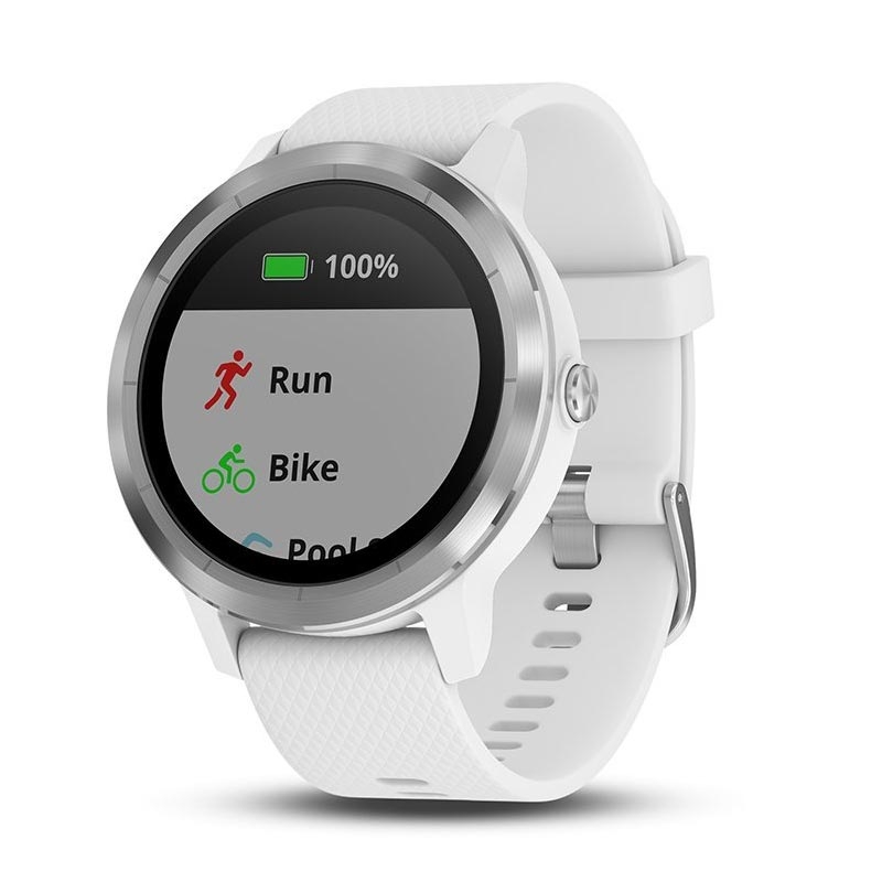 Garmin vivoactive 3 Fitness-Armbanduhr weiß-silber (2.Wahl)