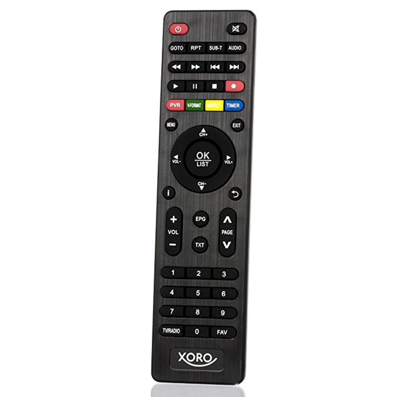 Xoro HRS 8660 digitaler Satelliten-Receiver mit LAN Anschluss schwarz Ausstellungsgerät