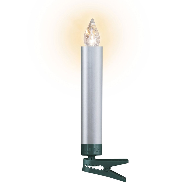 Krinner Lumix Deluxe Basis Set Silber LED-Christbaumbeleuchtung