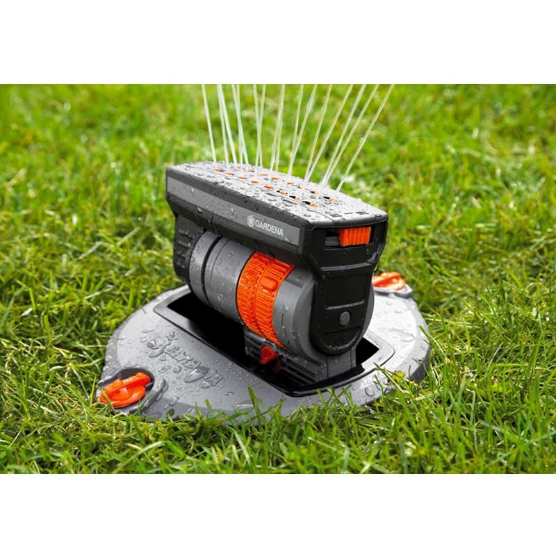 GARDENA 8220-29 Sprinklersystem Versenk-Viereckregner OS 140