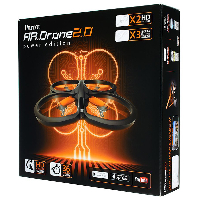 Parrot AR.Drone 2.0 Power Edition Orange