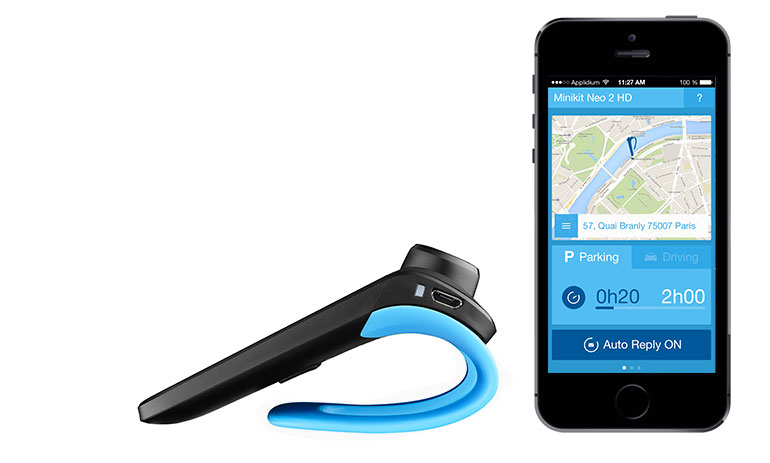 Parrot MINIKIT Neo2 HD Blau Freisprecheinrichtung