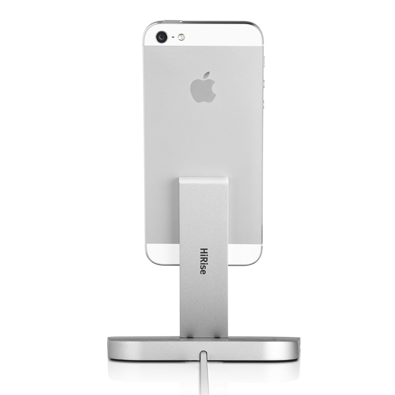 Twelve South HiRise Desktop Stand silber für iPhone, iPad mini und iPod touch