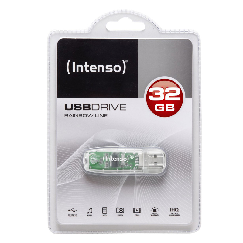 Intenso Rainbow Line 32GB USB Drive 2.0