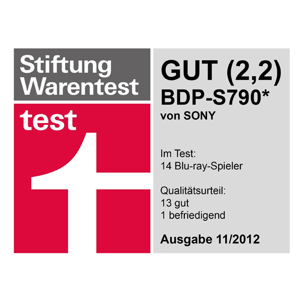 SONY BDP-S790 3D Blu-Ray Player schwarz