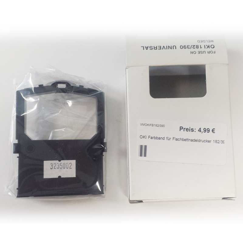 OKI Farbband für Flachbettnadeldrucker 182/390