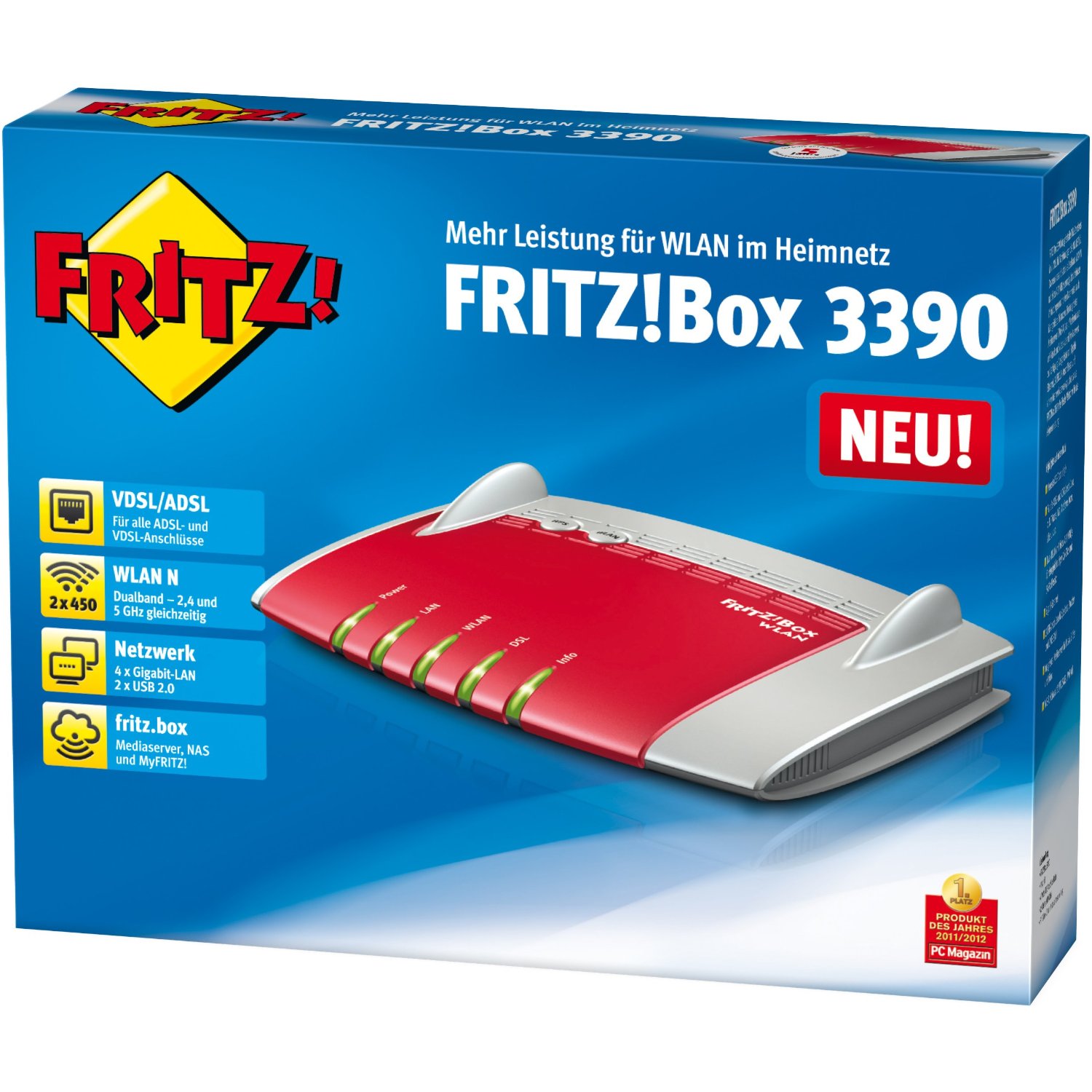 AVM FRITZ!Box 3390 Modem/WLAN-N-Router