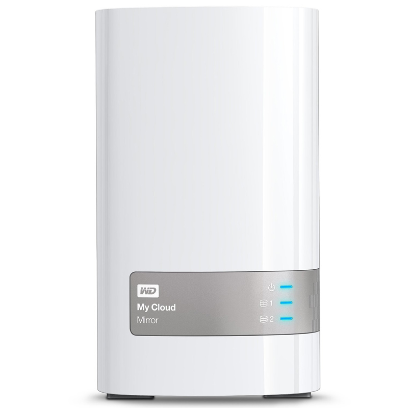 Western Digital My Cloud Mirror 4TB NAS-System weiß
