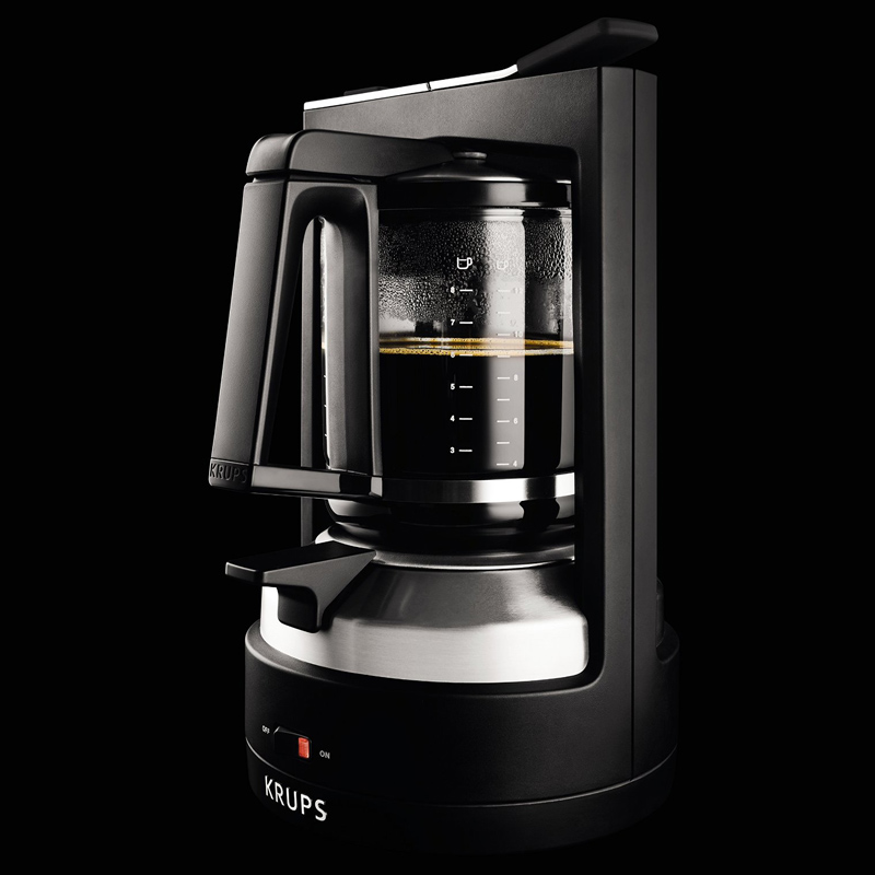 Krups KM4689-10 T 8.2 Kaffee-Druckbrühmaschine schwarz