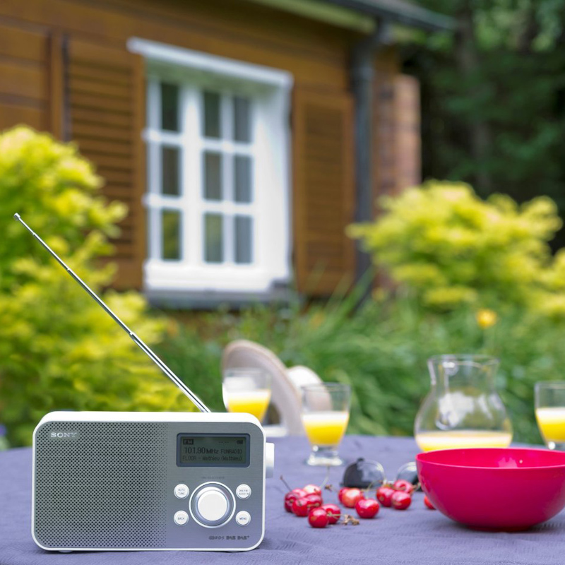 Sony XDR-S60DBPW Kofferradio weiß