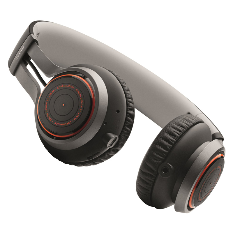 Jabra Revo Wireless Bluetooth On-Ear-Kopfhörer schwarz