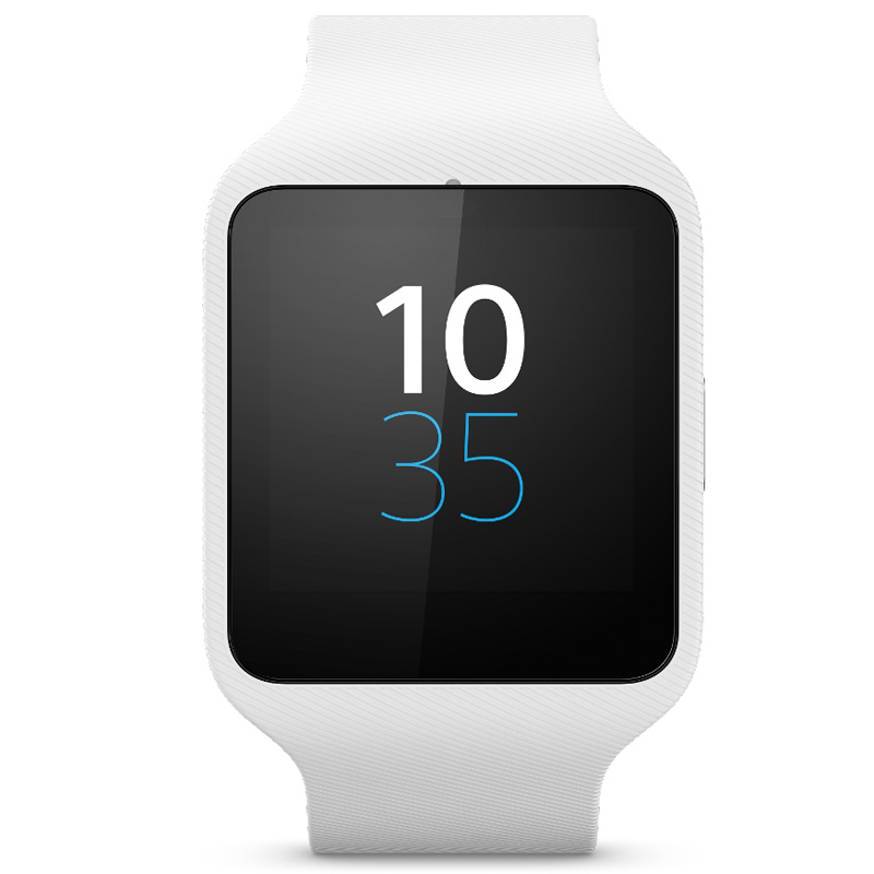 Sony Mobile Classic Armband Wechselband für Sony SmartWatch 3 weiss
