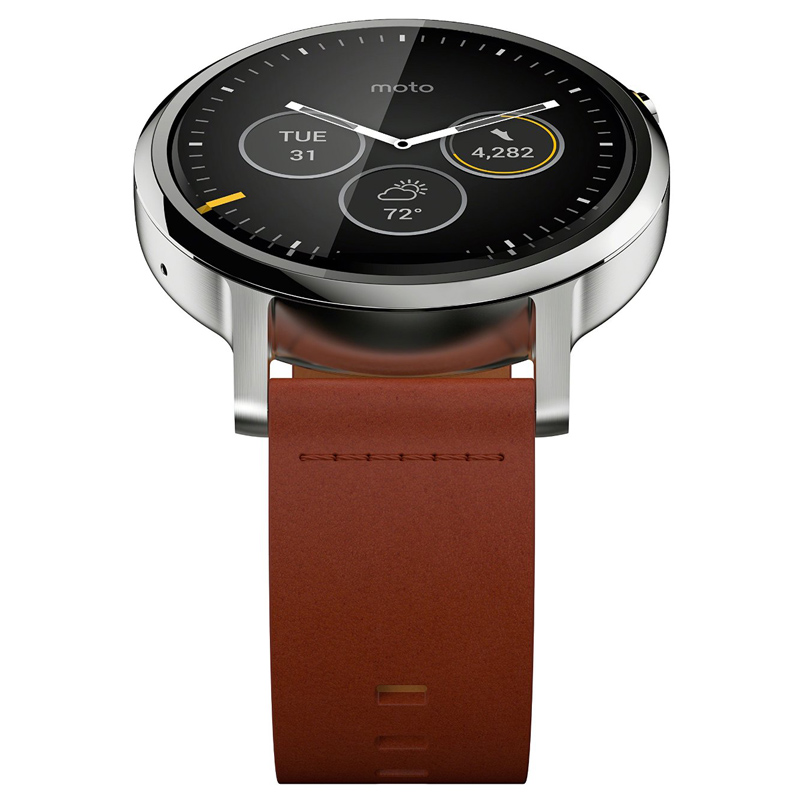 Motorola Moto 360 2. Gen. cognac leather