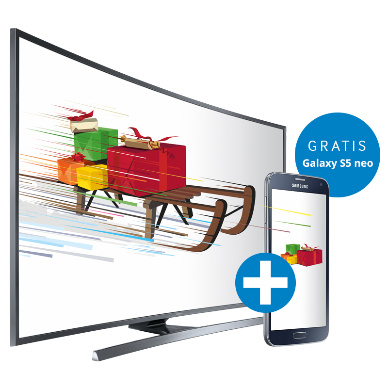 SAMSUNG UE65JU7590TXZG 163cm (65 Zoll) LED-Curved-4K-TV (Premium-Modell)