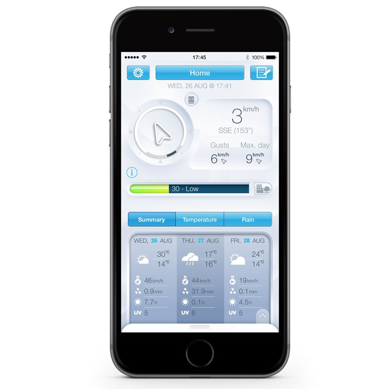 Netatmo NWA01-WW Windmesser Zusatzmodul für Netatmo Wetterstation