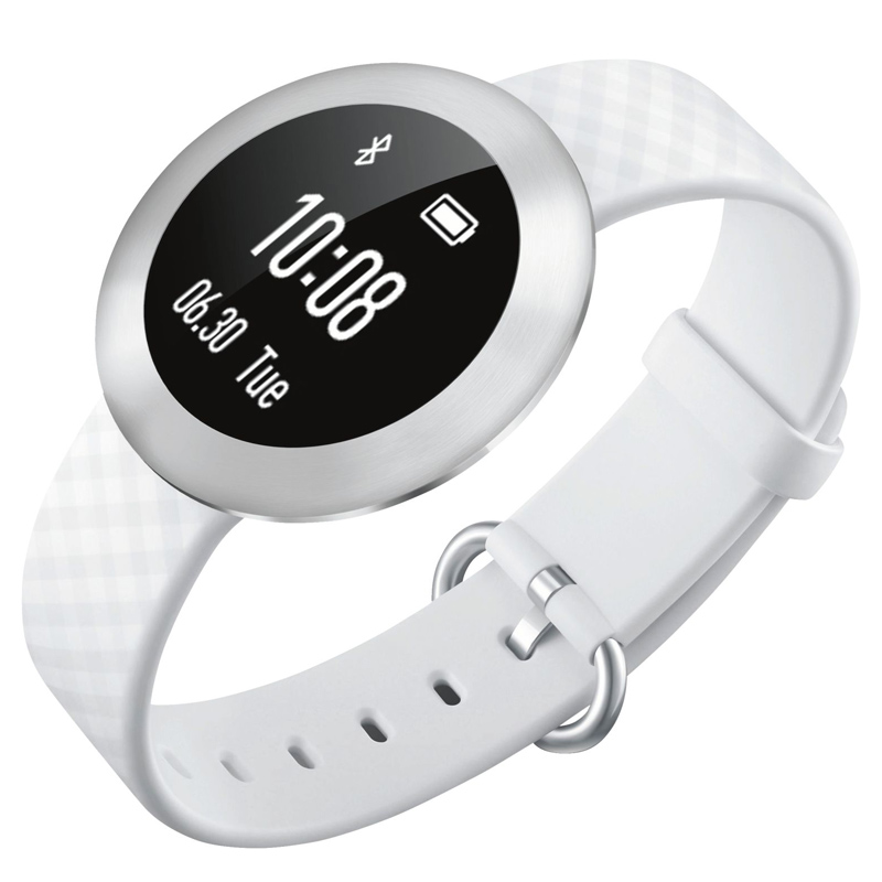 Huawei Band Smartwatch mit kurzem Armband weiß