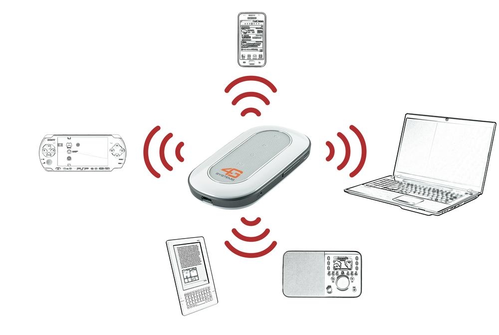 4G Systems XSBoxGO WLAN UMTS Router mit Akku