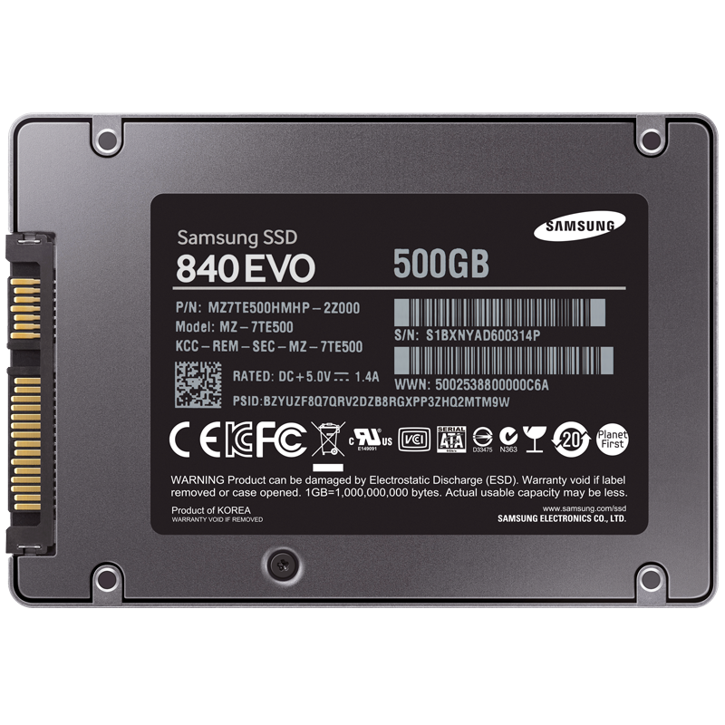 Samsung 840 Evo Series 500GB SSD Laptop Kit