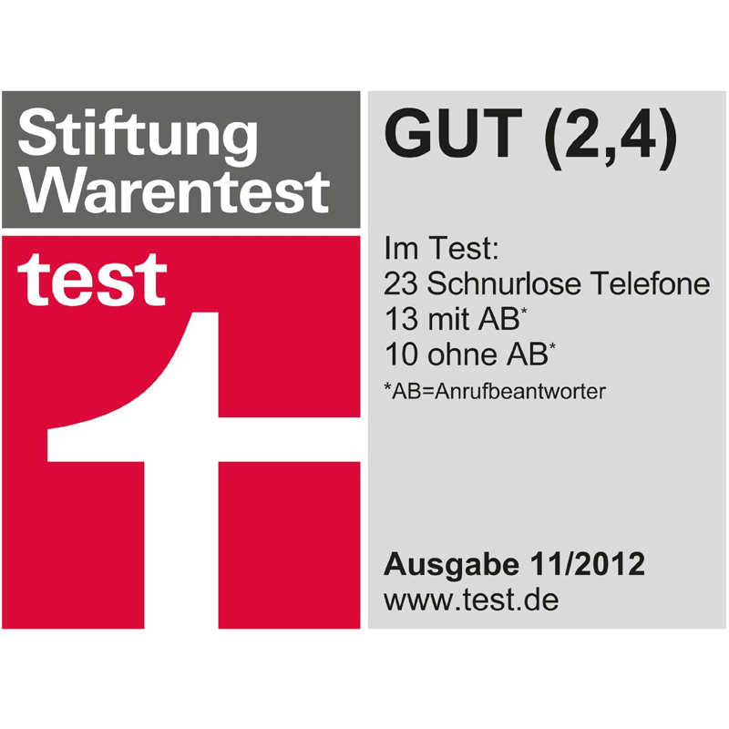 Panasonic KX-TG6722GB duo schwarz Schnurlostelefon (2. Wahl)