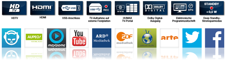 Humax HD Nano Conn@ct Replay + 1Jahr HD+