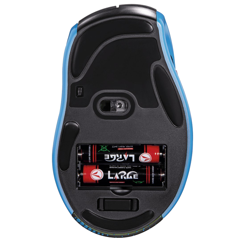 Hama Optische Funkmaus Knallbunt 2.0 Blau