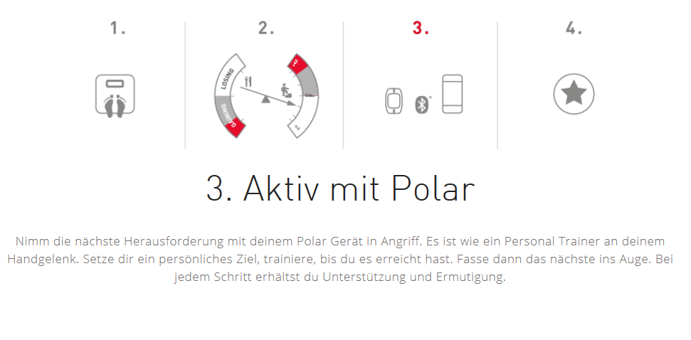 Polar Balance Fitnesswaage schwarz