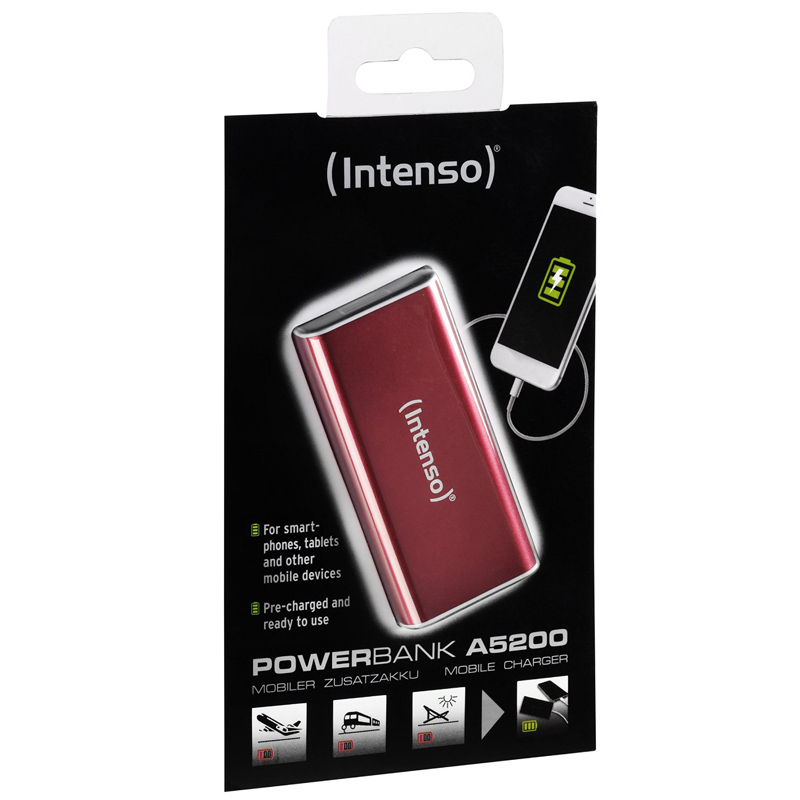 Intenso Powerbank A5200 mAh rot