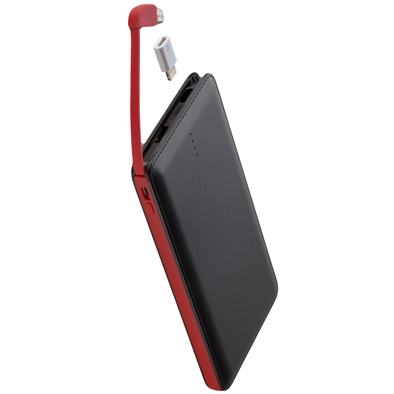 Peter Jäckel Powerbank ULTRA THIN LED 10000mAh Schwarz