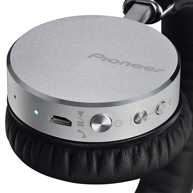 Pioneer SE-MJ561BT-S Bluetooth Kopfhörer Silber