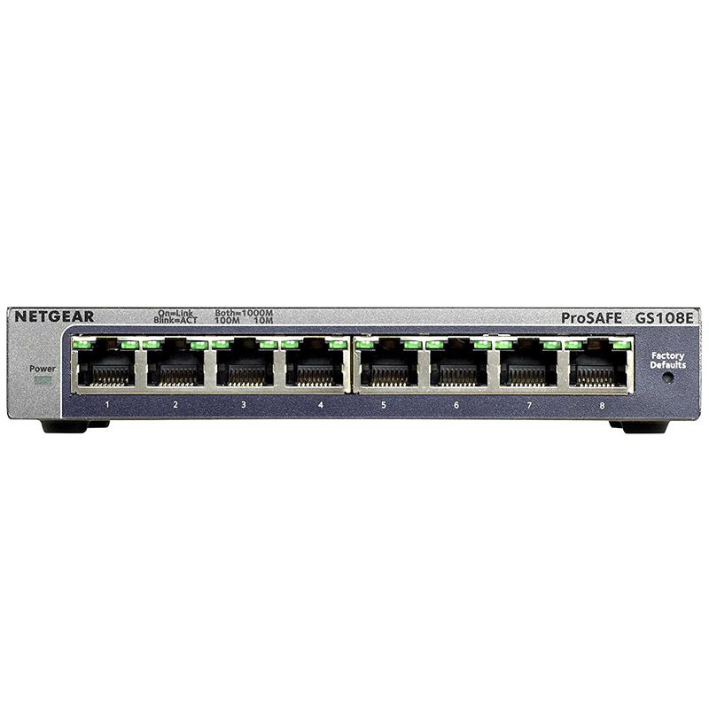 NETGEAR ProSafe Plus Unmanaged Switch (GS108Ev3)
