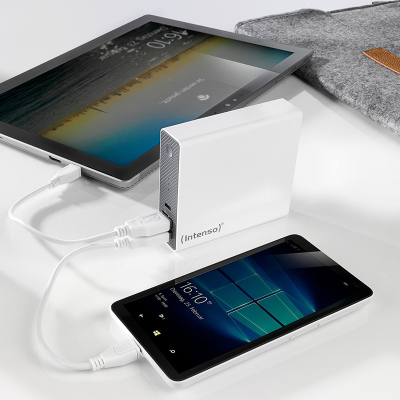 Intenso Powerbank Softtouch ST13000 weiss