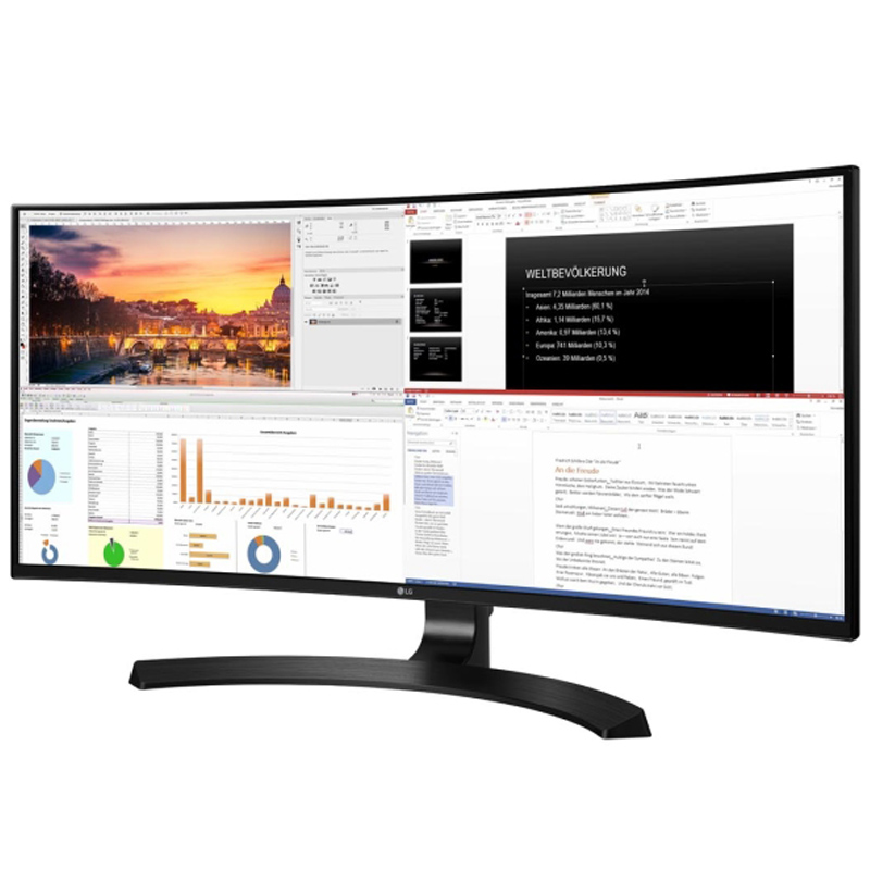 LG 34CB88-B 86,36cm (34 Zoll) Curved-Monitor mattschwarz