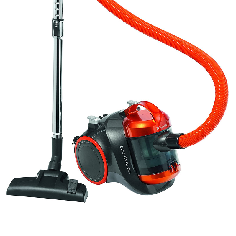 Bomann BS 9022 CB Bodenstaubsauger EEK A, ohne Beutel orange