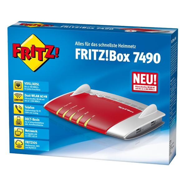 AVM FRITZ!box WLAN 7490 DSL-Router (2.Wahl)