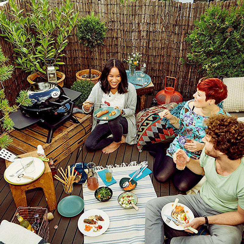 Outdoorchef P-420 E Minichef Elektrokugelgrill schwarz