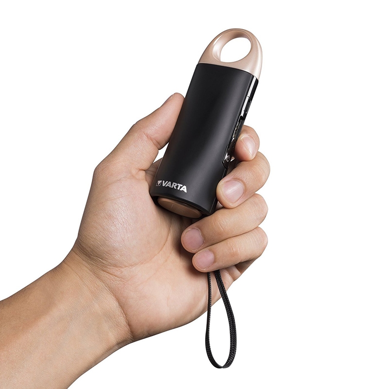 Varta Safety Powerbank 2600 mAh Powerbank mit Schlüsselalarm