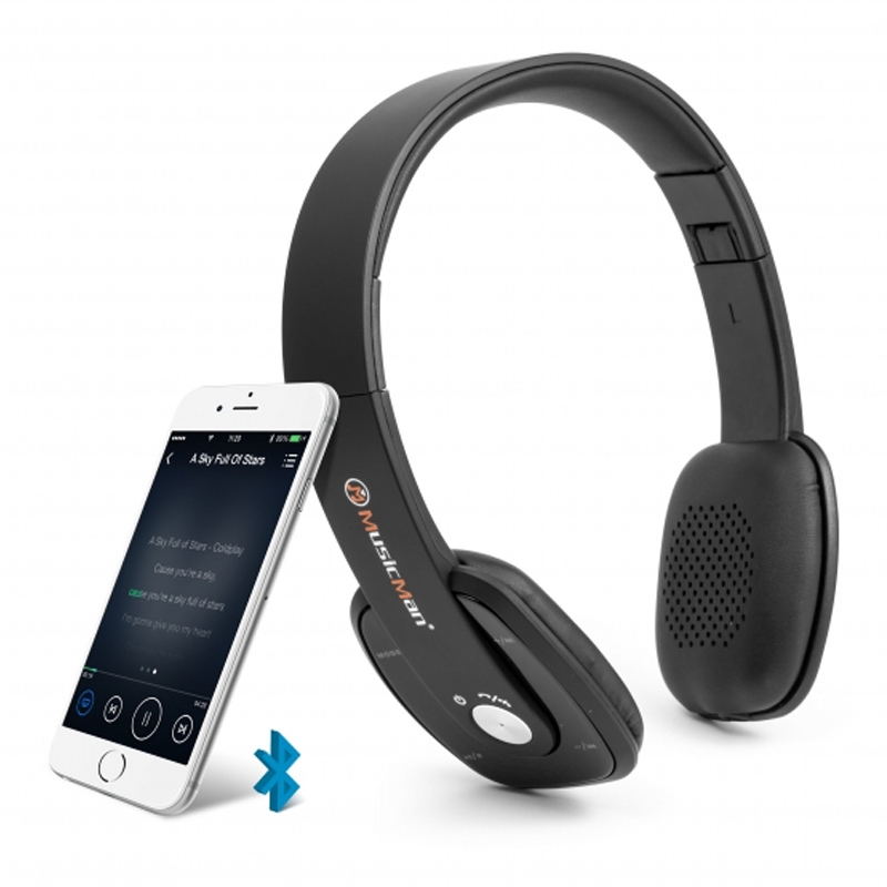 Technaxx MusicMan Slim Bluetooth Kopfhörer BT-X27 schwarz