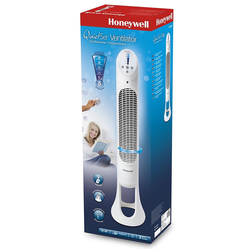 Honeywell HYF-260 E4 QuietSet Turmventilator mit Fernbedienung