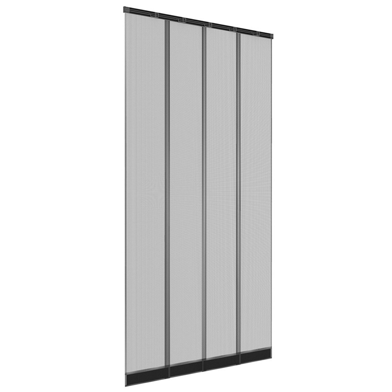 easy life Insektenschutz Tür Vorhang 100 x 220 cm Polyester Anthrazit