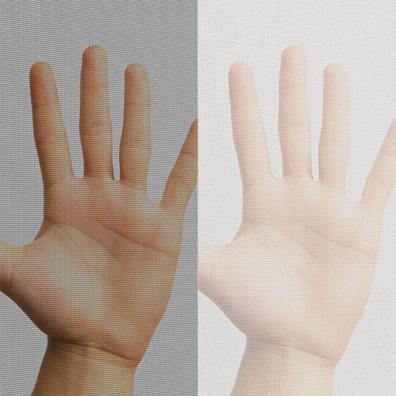 easy life Fliegengitter Insektenschutzgitter für Fenster 110 x 130 cm Weiss