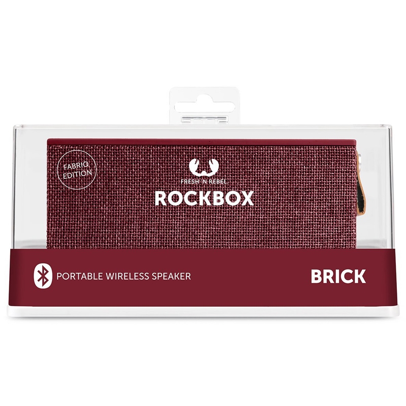 Fresh 'n Rebel Rockbox Brick Bluetooth Lautsprecher Ruby
