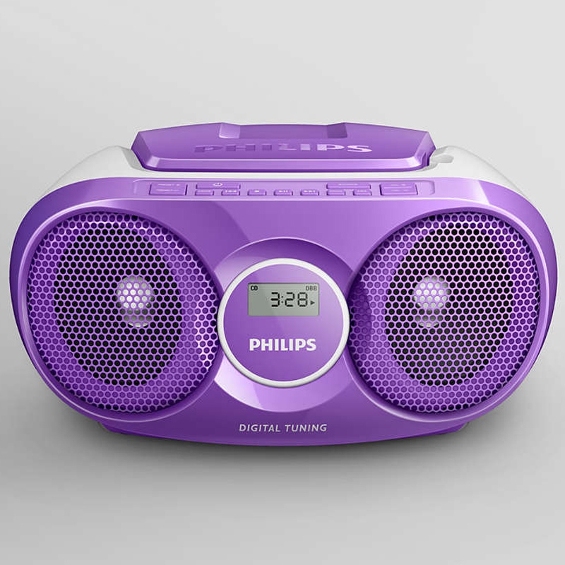 Philips AZ215V/12 CD-Radio violet