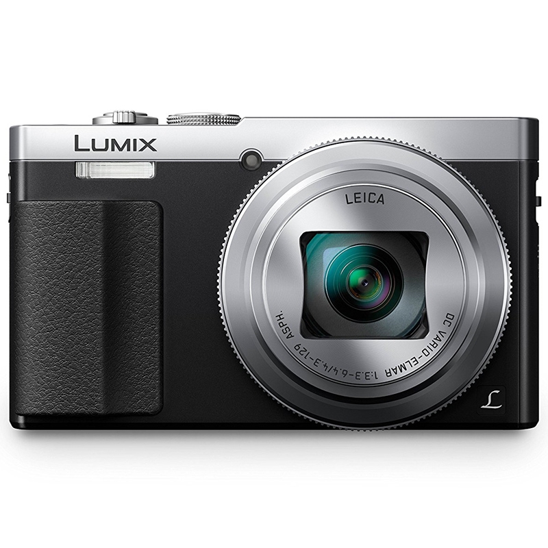 Panasonic DMC-TZ71EG-S Lumix Kompaktkamera schwarz-silber