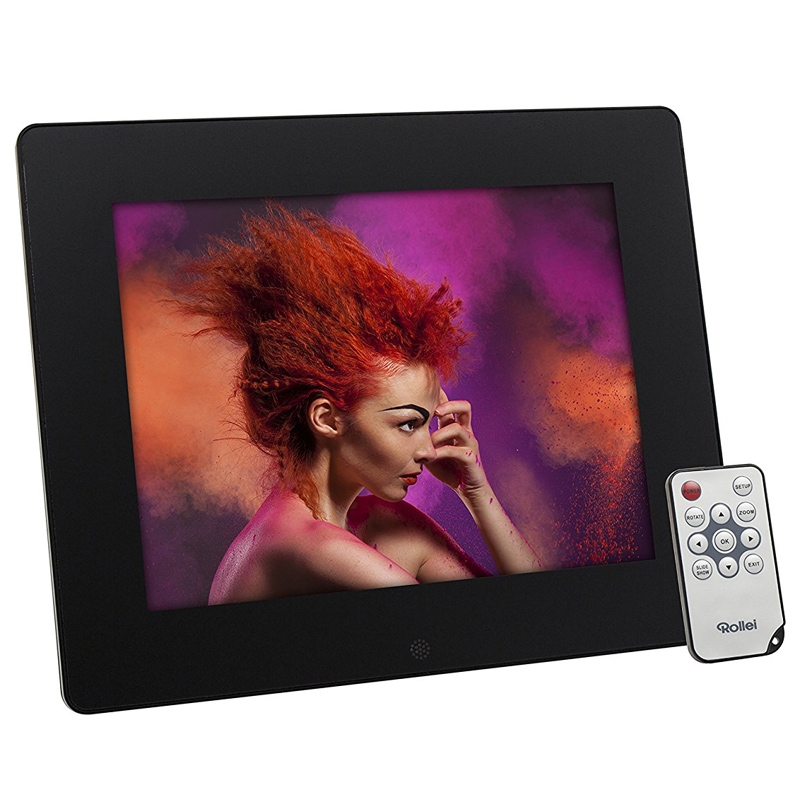Rollei Pissarro DPF-80 digitaler HD Bilderrahmen schwarz